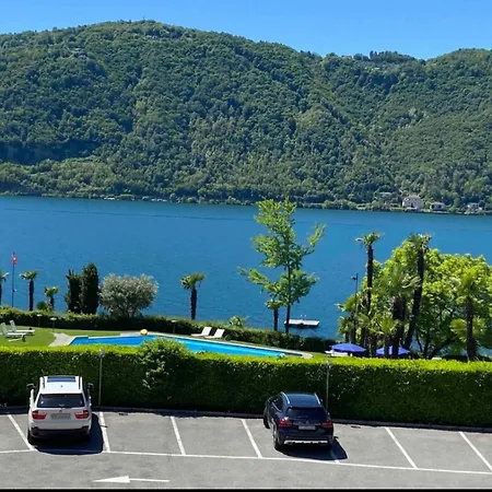 Holiday On The Lake Lugano 5 Bissone Exterior photo