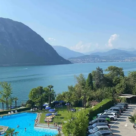 Holiday On The Lake Lugano 5 Bissone Exterior photo